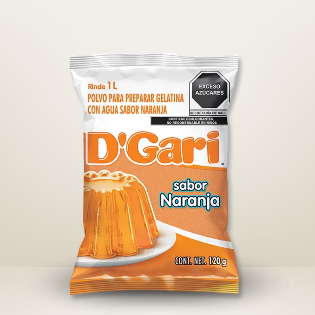 DGari Jelly Naranja 120g