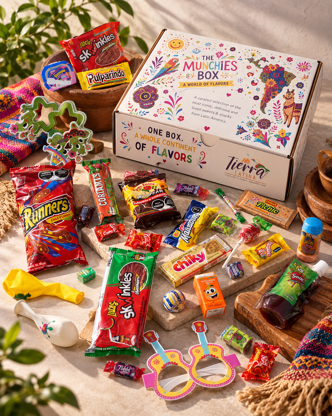 Munchies original campaign composition with products — CULTURE