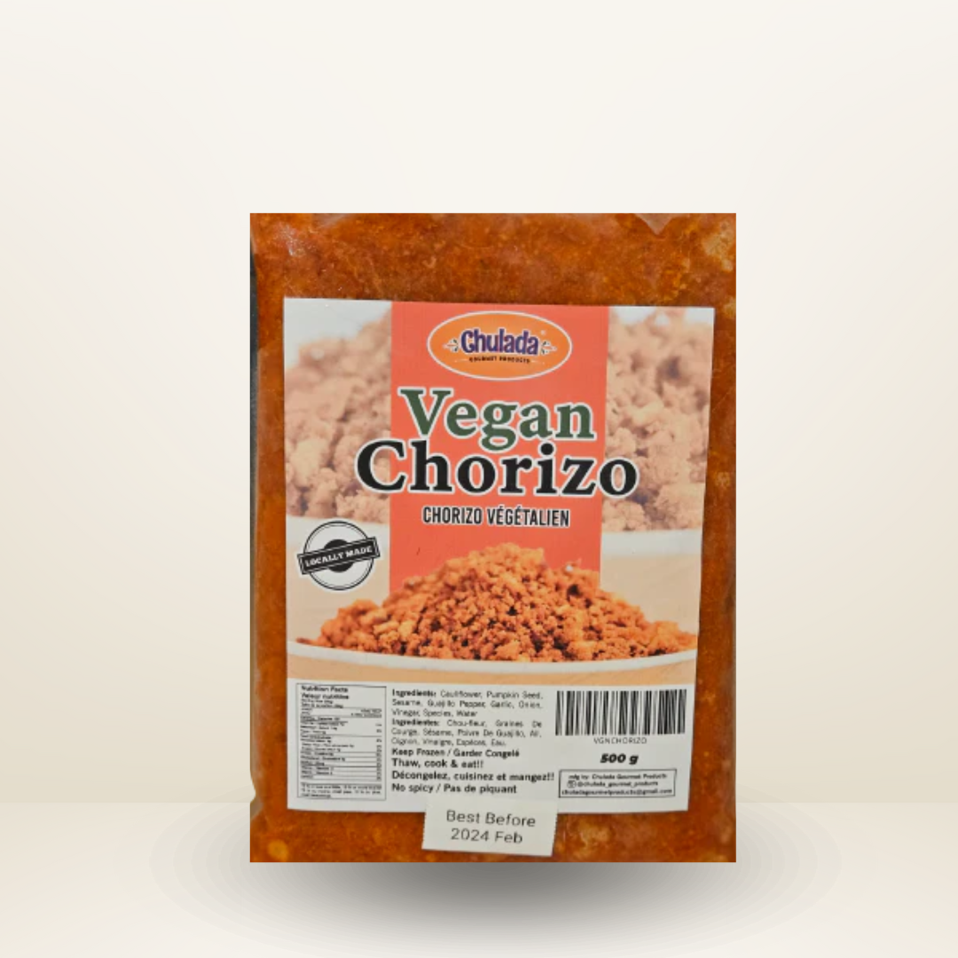 Chulada, Vegan Chorizo, 500g