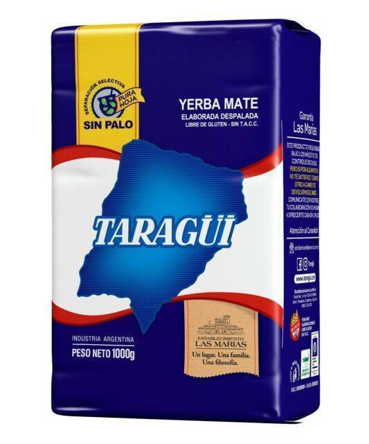 Taragui, Yerba Mate, Sin Palo, 1kg