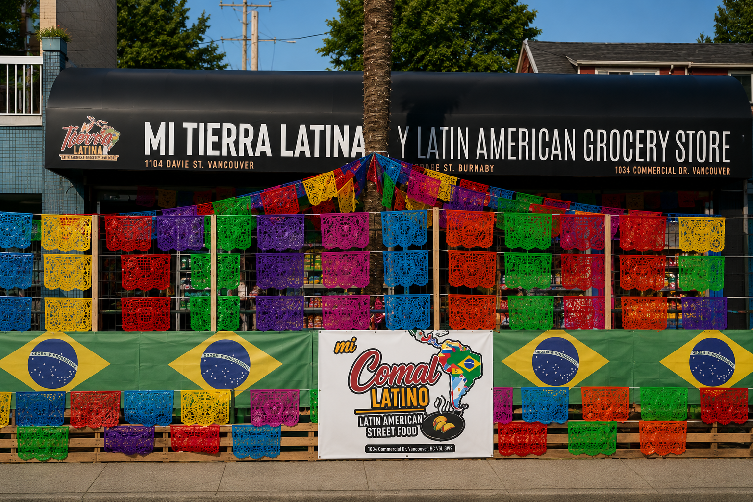 Mi Tierra Latina Commercial Drive storefront