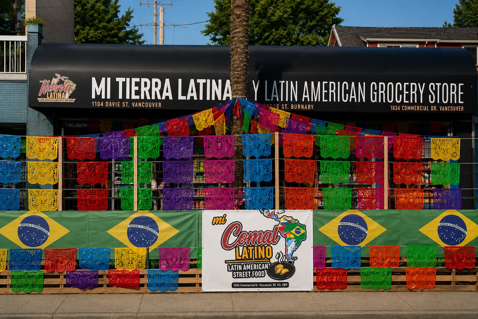 Mi Tierra Latina Commercial Drive storefront