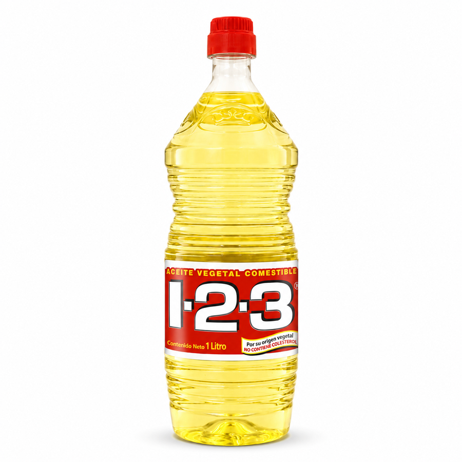 1-2-3 Aceite Vegetal 1L