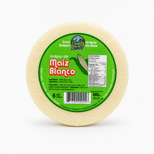 Al Campo Arepas Maiz Blanco x 6