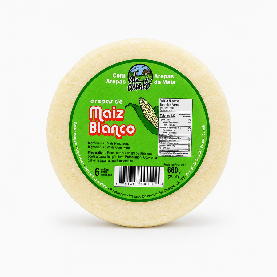 Al Campo Arepas Maiz Blanco x 6