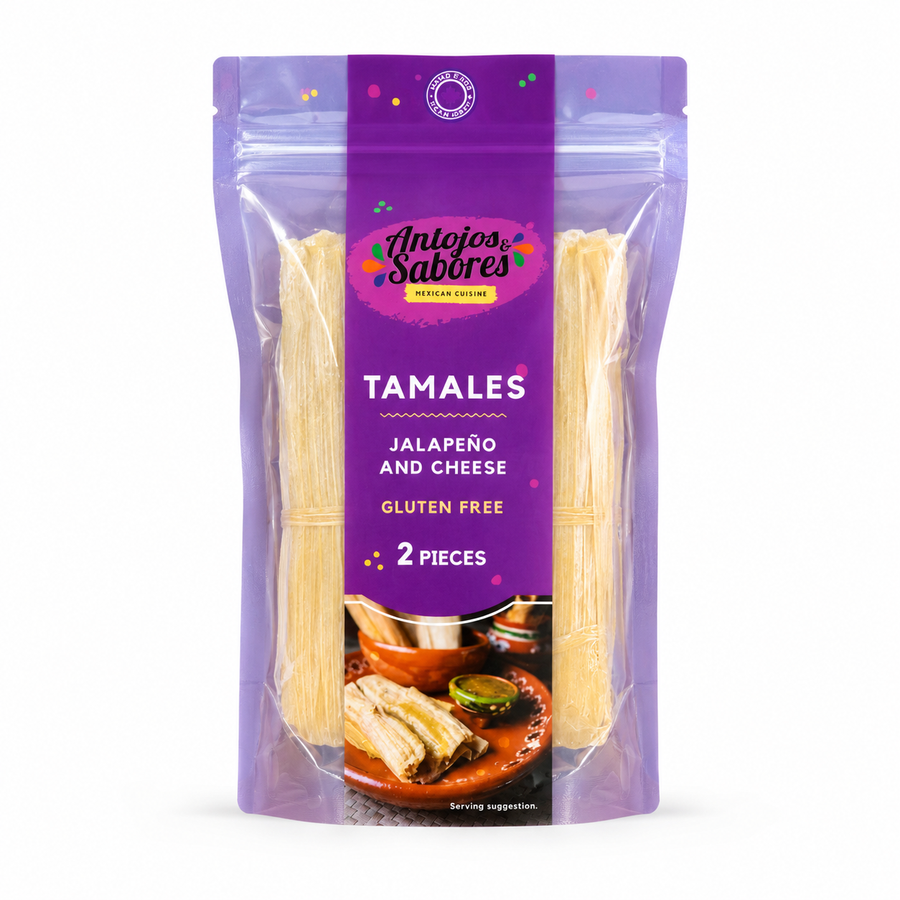 Antojos y Sabores, Tamal de Jalapeño con queso 2 unidades!