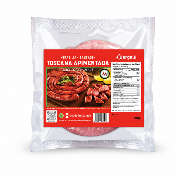 Bergalli Food Toscana Apimentada Sausage 400g