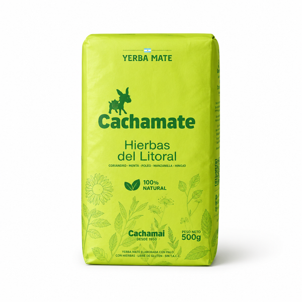 Cachamate, Yerba Mate, Hierbas del Litoral, 500g