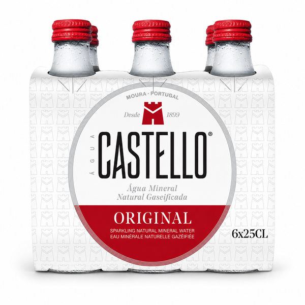 Castello, Mineral Water, 6 Pack