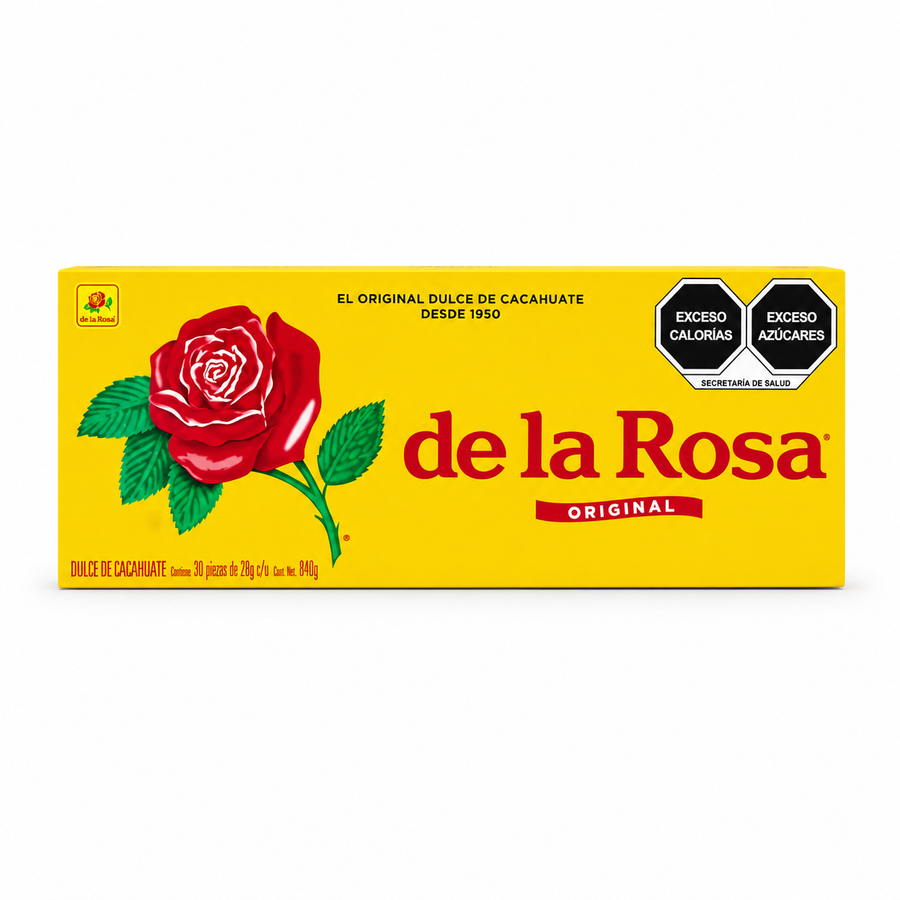 De La Rosa, Mazapan Tradicional, Box 30 pzs