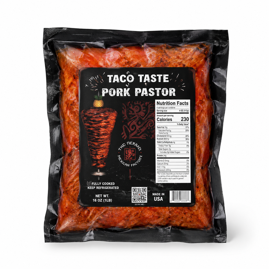 Del Comal a su Mesa, Al Pastor Pork, Taco Seasoning Meat 500g