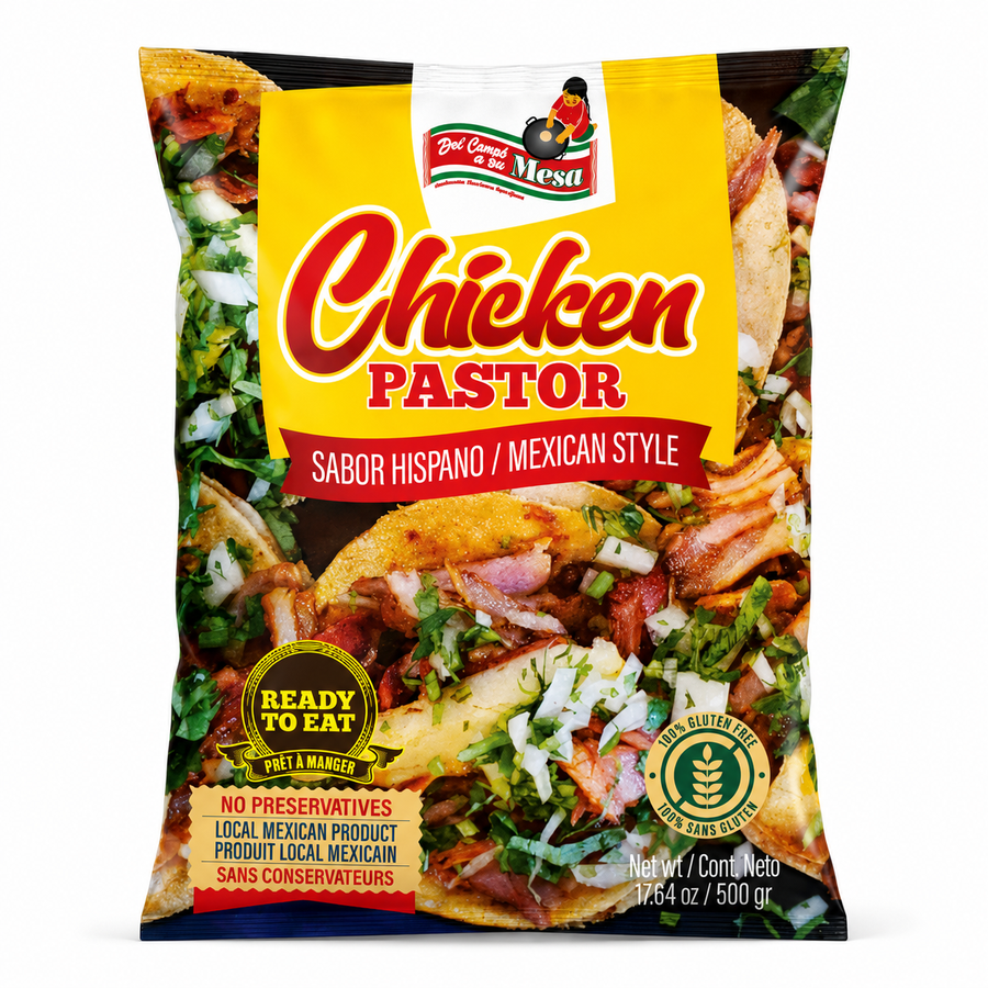 Del Comal a su Mesa, Chicken Pastor, 500g