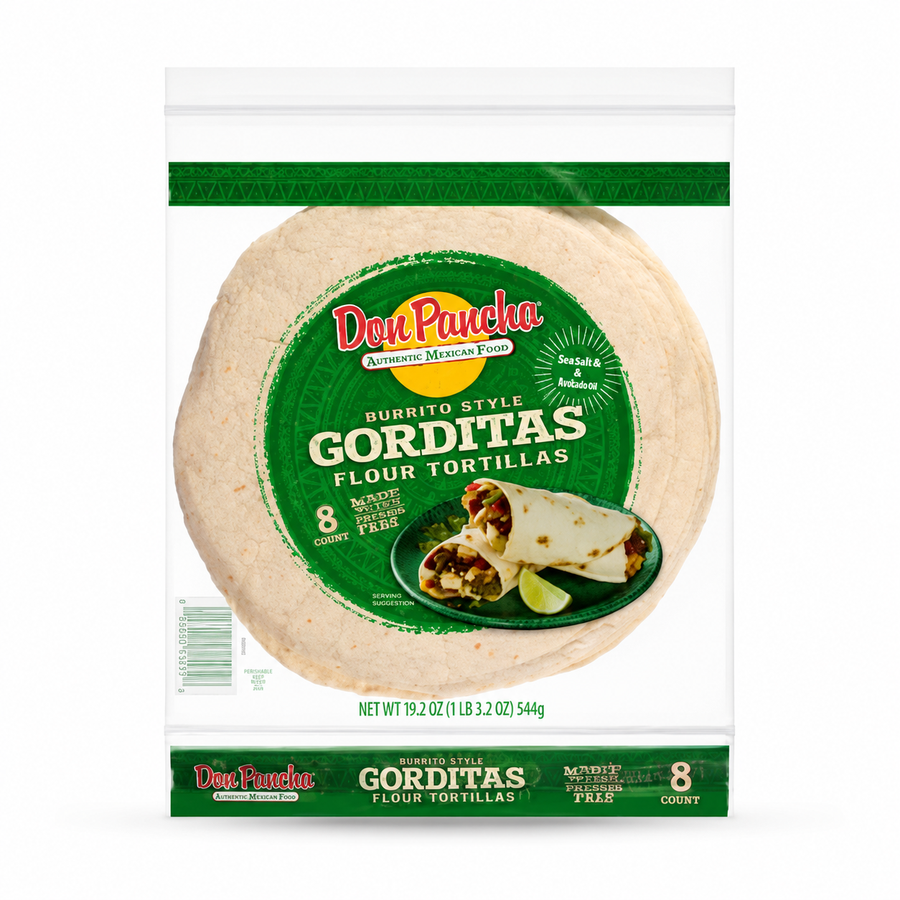 Don Pancho, Flour Tortillas, Burrito Style, 8 Count