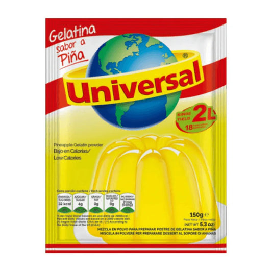 Universal Pineapple Gelatin Powder/ Gelatina de Pina 150g