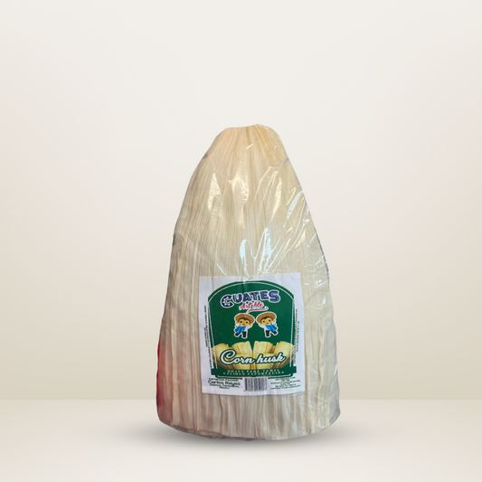 Paquete de hojas de maíz Cuates, ideales para tamales y recetas tradicionales, disponible para envío en Vancouver y Canadá.