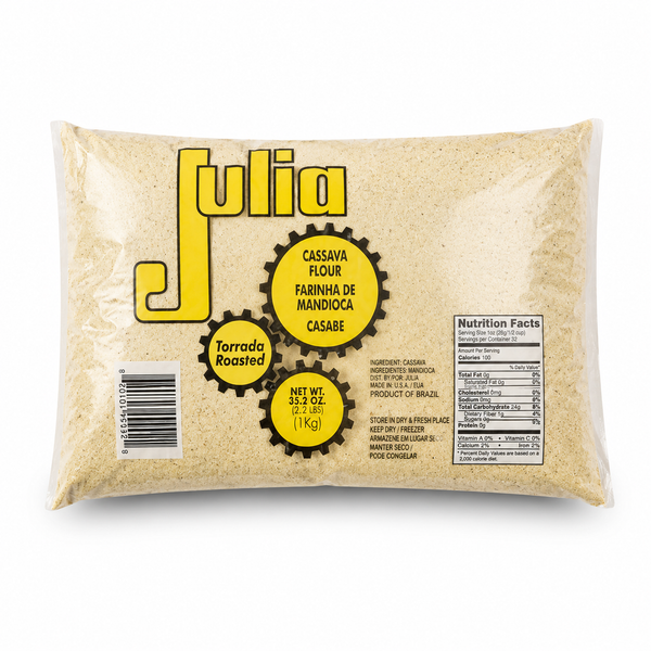 Julia, Farinha de Mandioca, Branco, 1kg