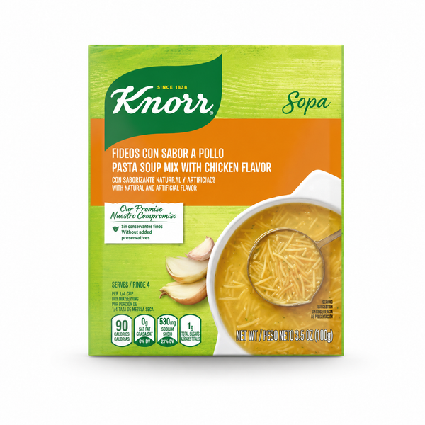 Knorr Pasta Soup Mix w/Chicken Flavor 100 Gr