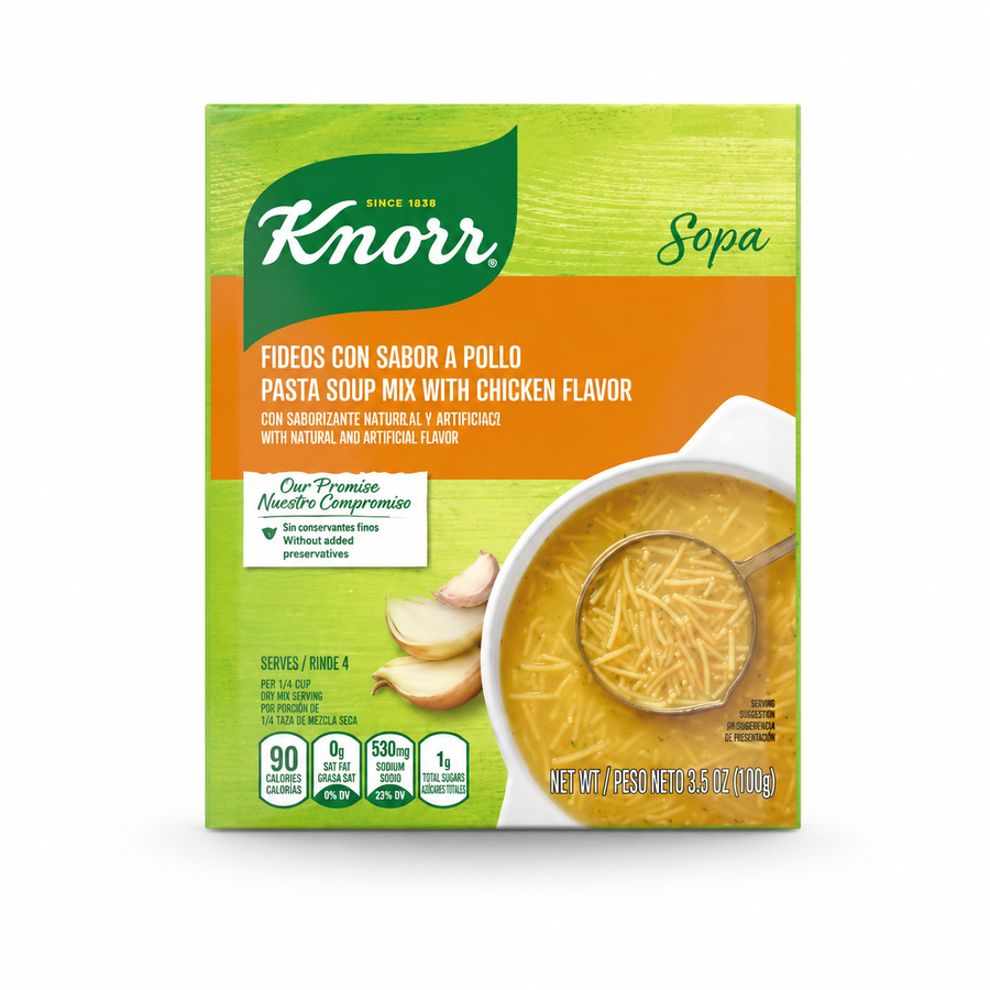 Knorr Pasta Soup Mix w/Chicken Flavor 100 Gr
