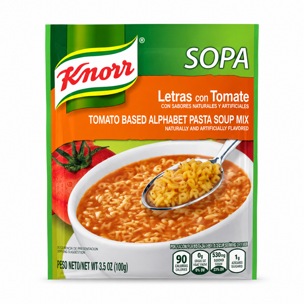 Knorr Tomato Based Alphabet Pasta Soup Mix 100 Gr