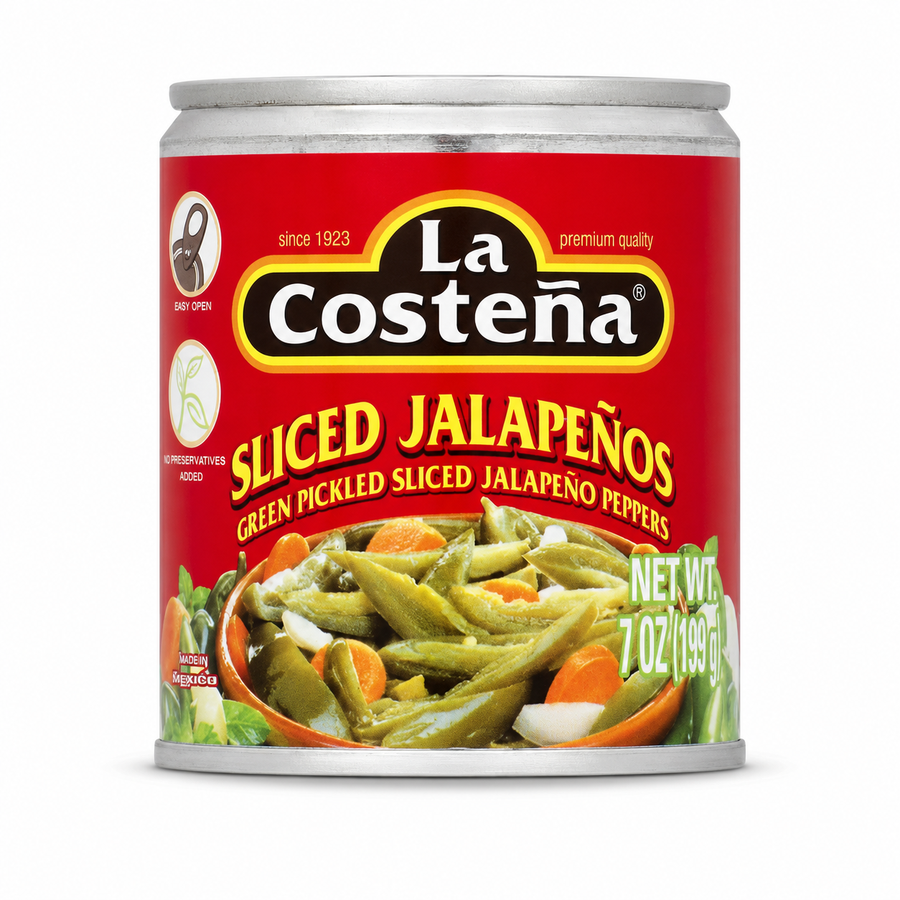La Costena, Pickled Sliced Jalapeno peppers 6.8oz