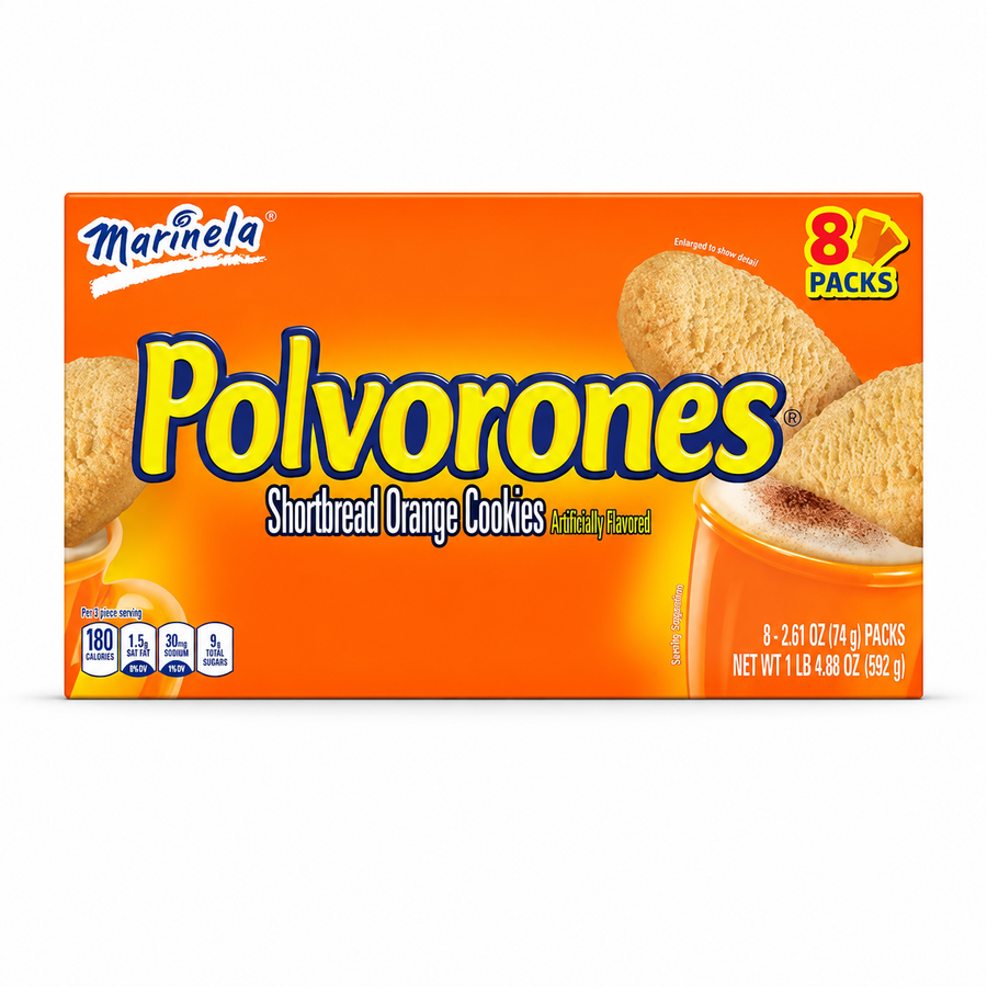Marinela Polvorones, 8 Packs 592g