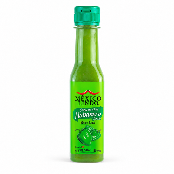 Mexico lindo, Green Habanero Sauce, 5oz