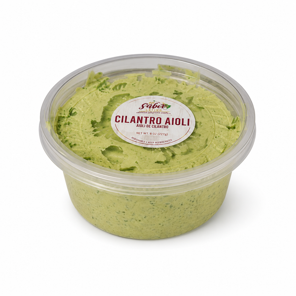Mi Sabor Latino, Fresh Made Cilantro Garlic Aioli, 300ml