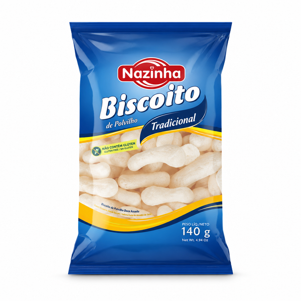 Nazinha, Biscoito Polvilho, Traditional, 140g
