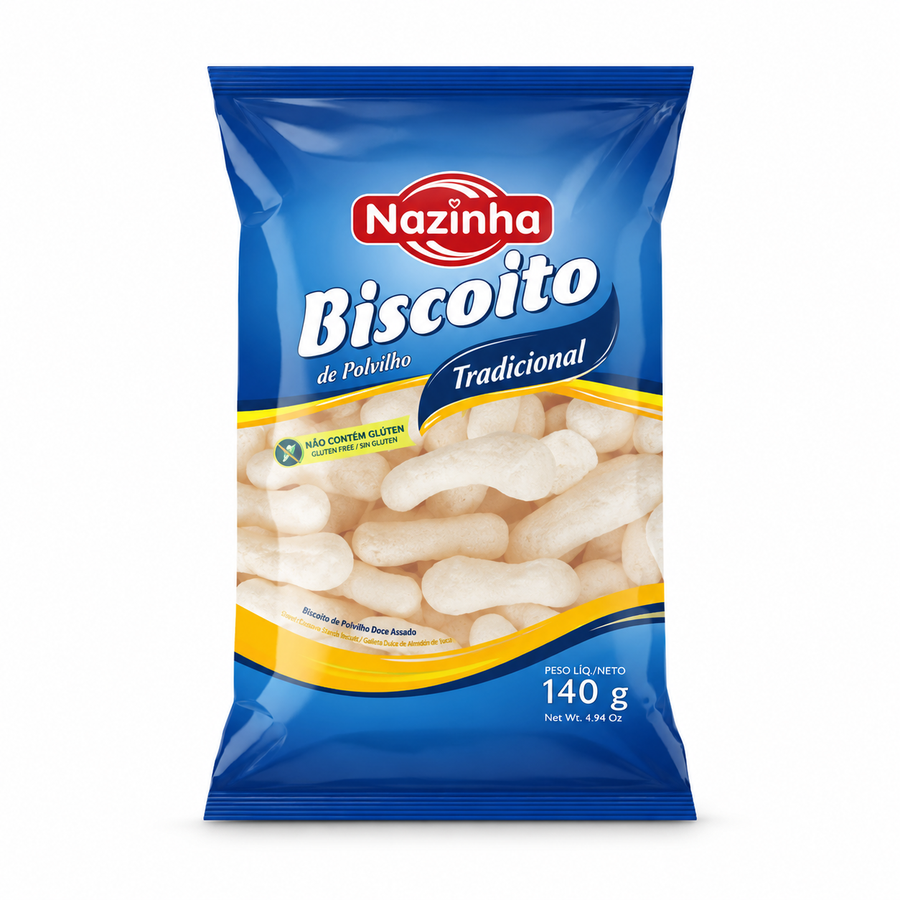 Nazinha, Biscoito Polvilho, Traditional, 140g