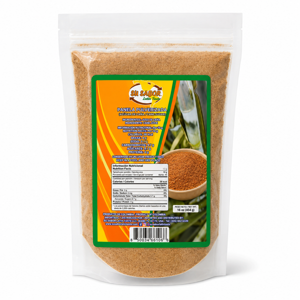 Su Sabor, Panela Pulverizada, 400g
