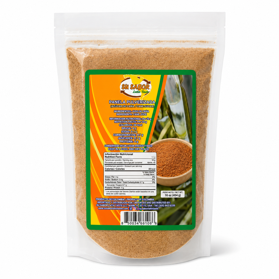 Su Sabor, Panela Pulverizada, 400g