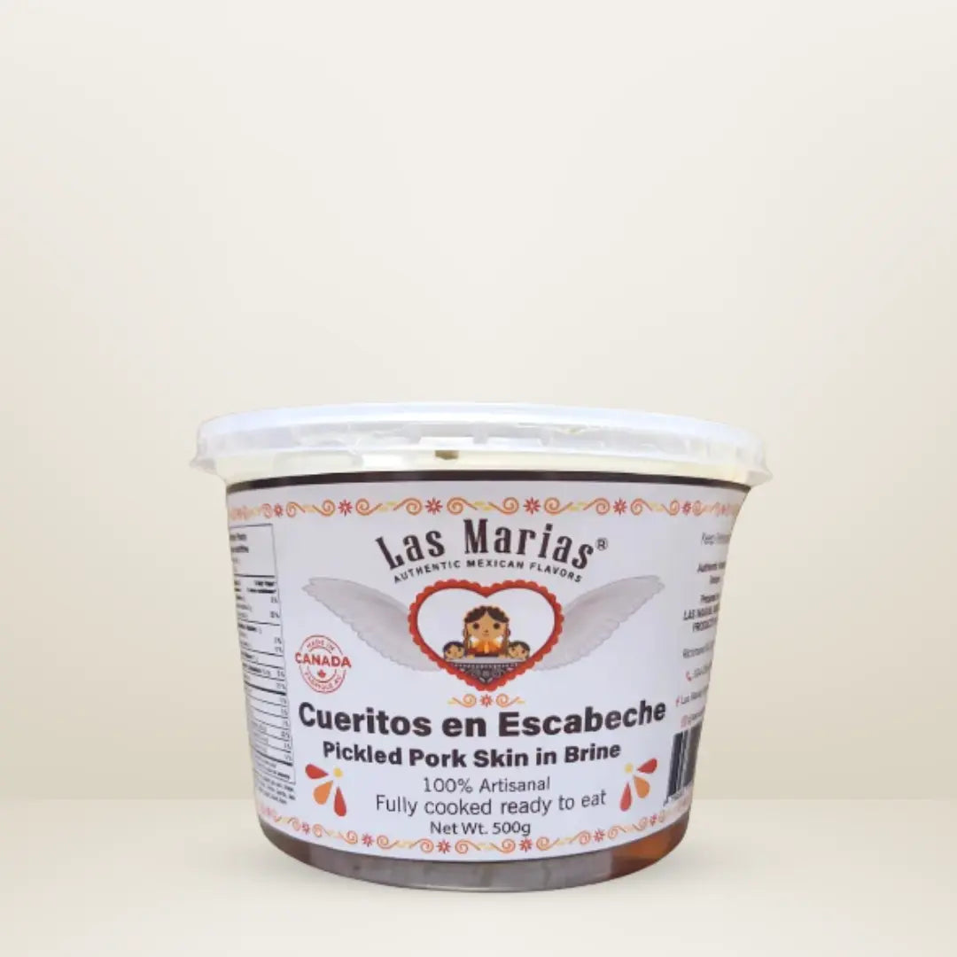 Cueritos Botaneros en Escabeche, Las marias 500g