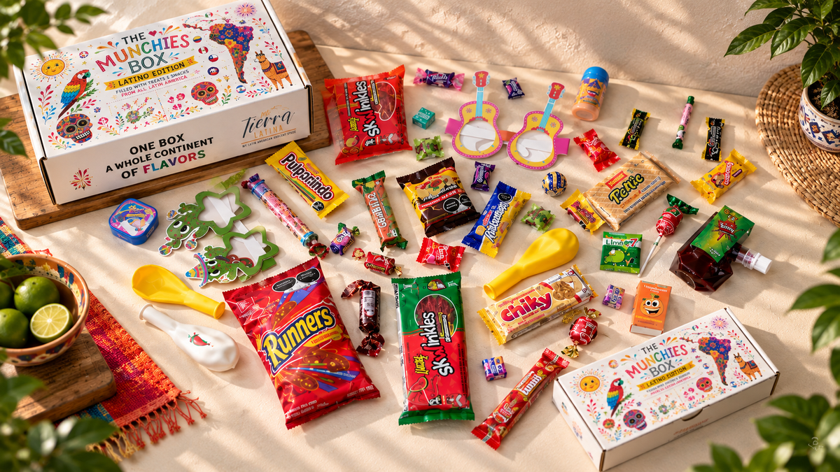 Munchies original campaign composition with products — DISCOVERY