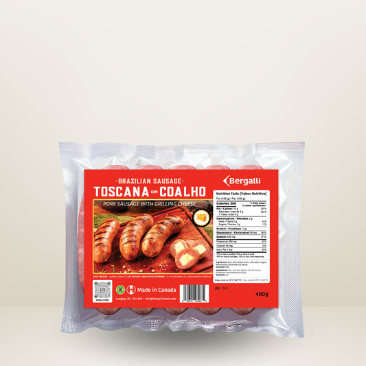 Bergalli Food Toscana w/Queijo Coalho Sausage 400g