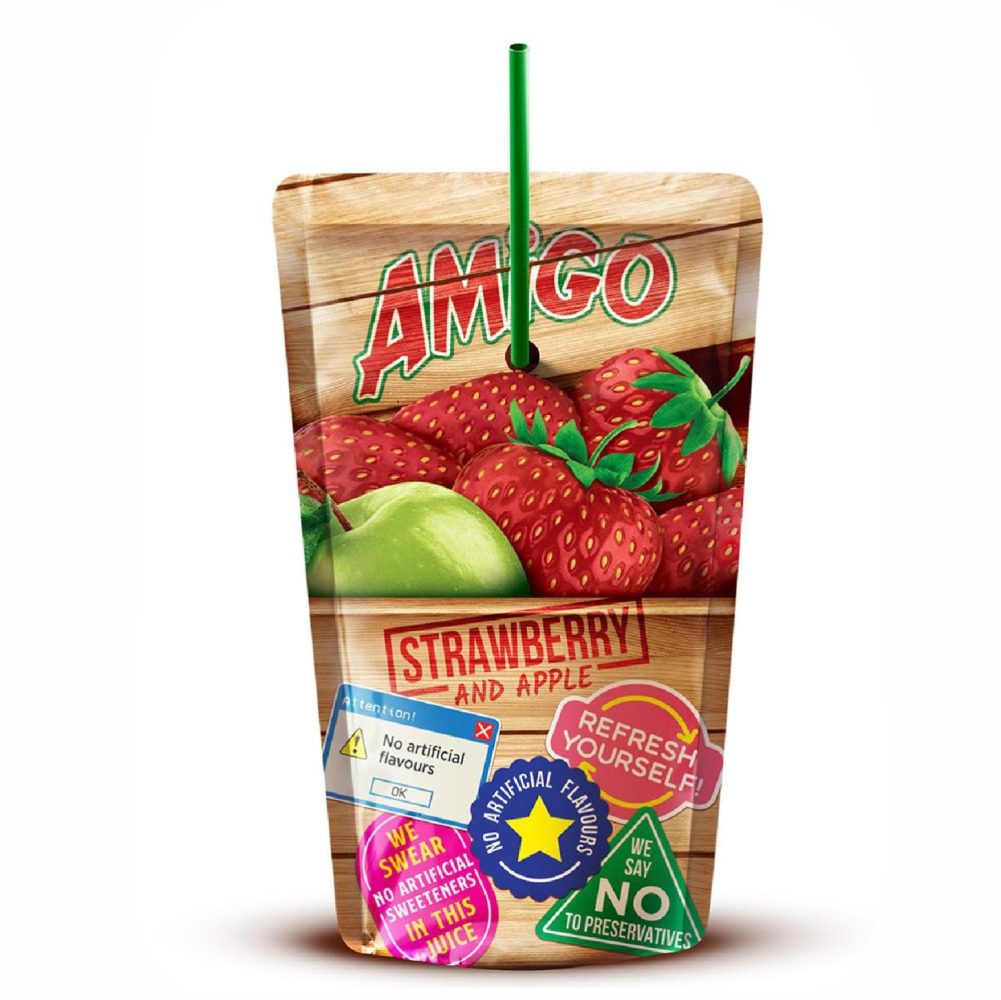 Amigo Juice Strawberry 200 Ml