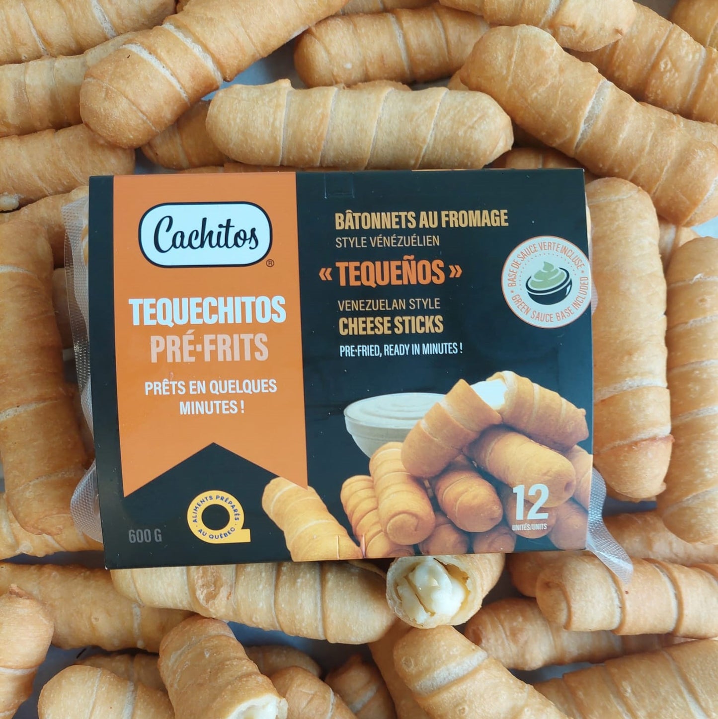 Cachitos Tequenos Cheese 12/600g