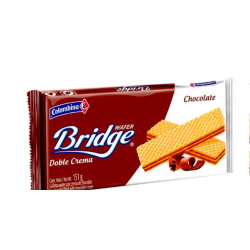 Colombina, Bridge Chocolate Wafer, 151g