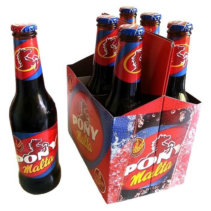 Pony Malta, Six x 330ml