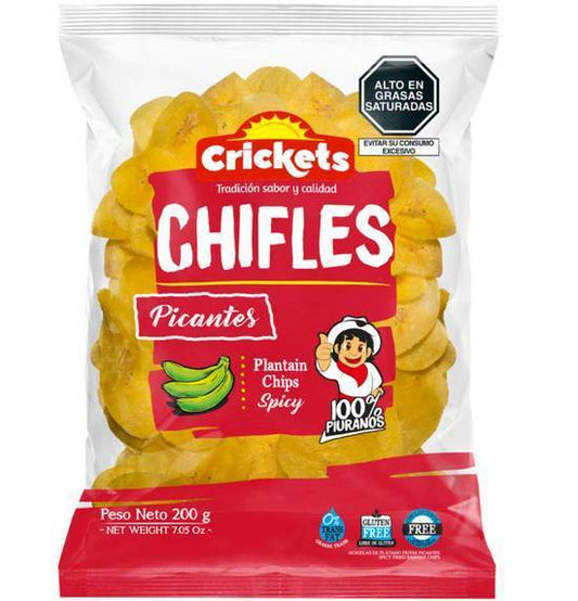 Crickets, Chifles Picantes, 200g