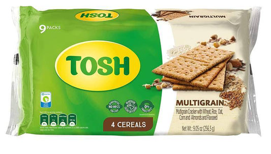 Tosh, Multigrain Craker, 9 Pack, 229.5g