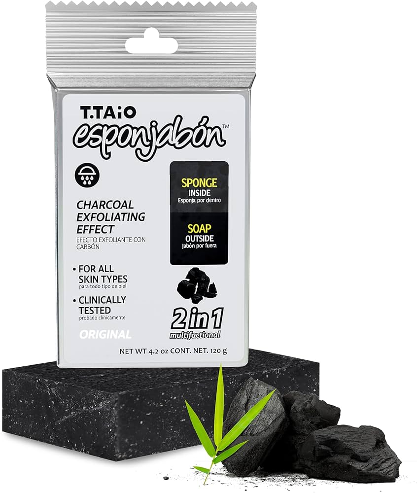 T.TAiO Esponjabon Charcoal 2in1 60g