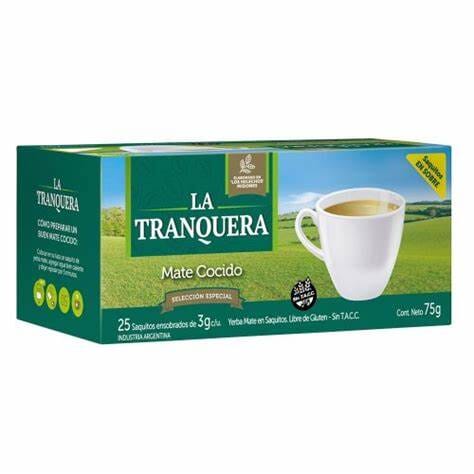 La Tranquera, Yerba Mate, Cocido, 25 bag