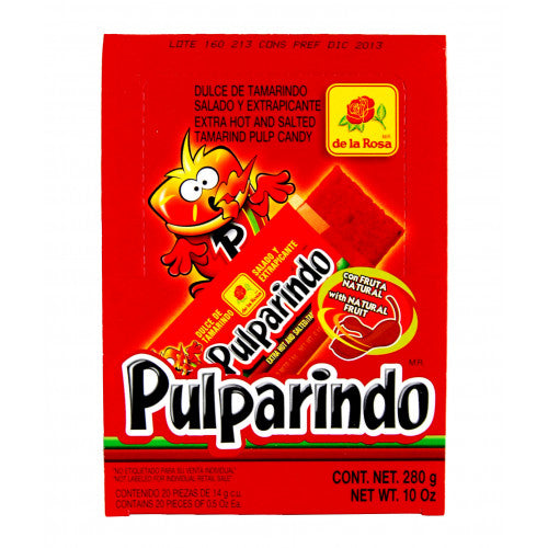 Pulparindo Extra-hot 20pzs