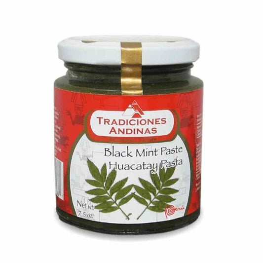 Tradiciones Andinas, Black Mint Paste, 213g