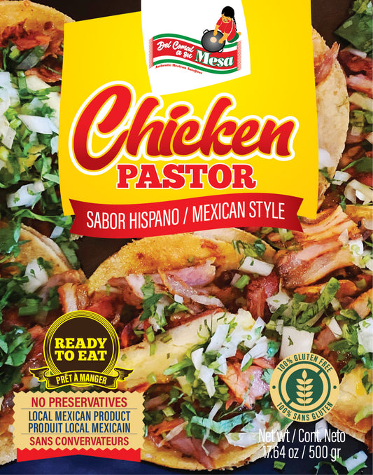 Del Comal a su Mesa, Chicken Pastor, 500g