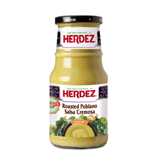 Herdez, Roasted Poblano Cremosa, 434ml