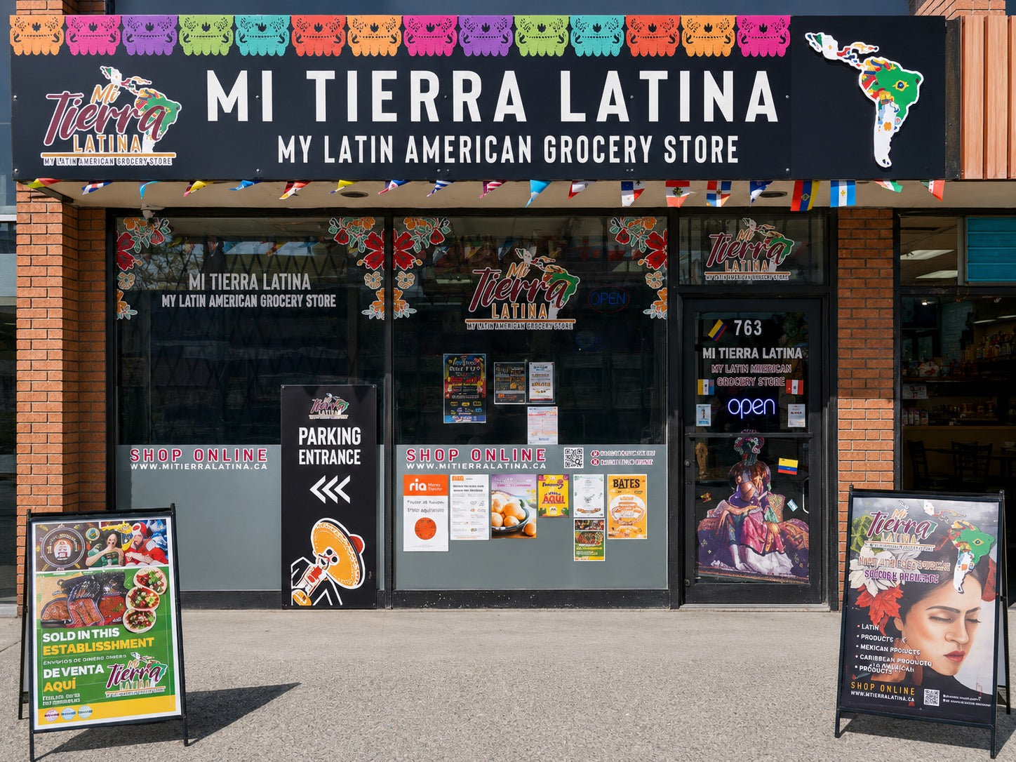 Mi Tierra Latina New Westminster storefront